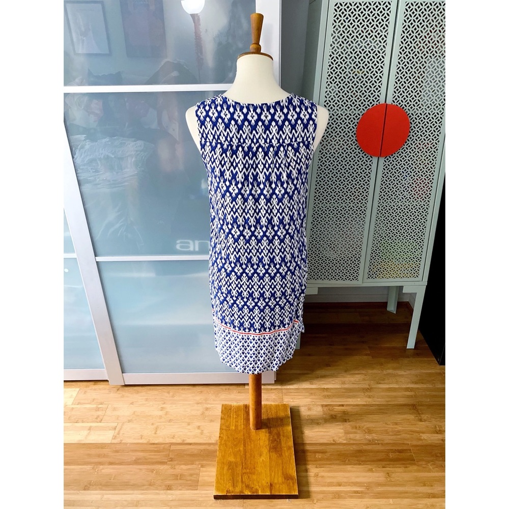 Beachlunchlounge Split Neck Printed Shift Dress - image 2